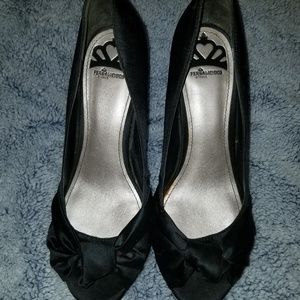 Fergalicious size 8 black heels